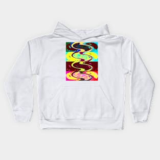 Big Stacked Sheeples Shenanigans a Kids Hoodie